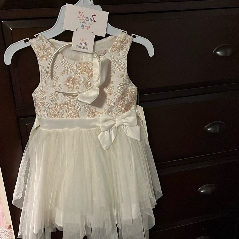 Toddler Girls Biscotti Dress size 4T.